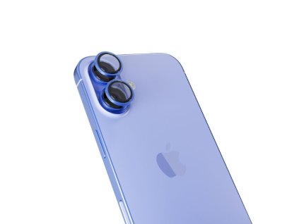 Hliníkový ochranný kryt objektívu Epico pre Apple iPhone 16/16 Plus - ultramarínová