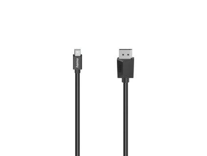 Kábel Hama Mini DisplayPort na DisplayPort 1.2, 1,5 m, UHD/4K