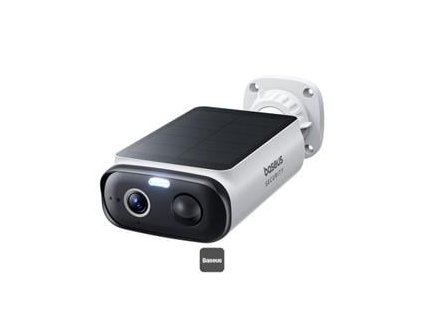 Vonkajšia kamera so solárnym nabíjaním Baseus Security S1 Lite, 2K biela