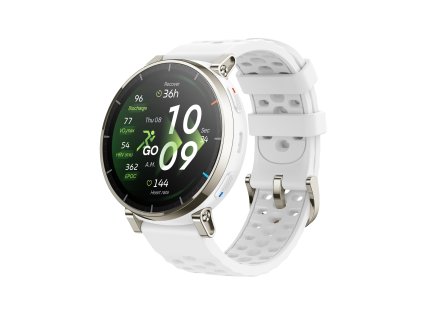 Amazfit Active 3 Premium Aero White, biela