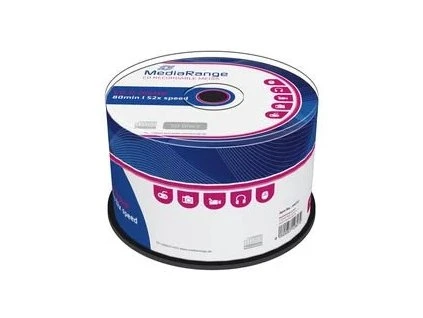 CD-R MediaRange 700MB 52x SPINDL (50pack) MR207