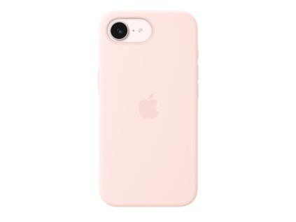 apple iphone 17e silicone case with magsafe soft pink ien576679