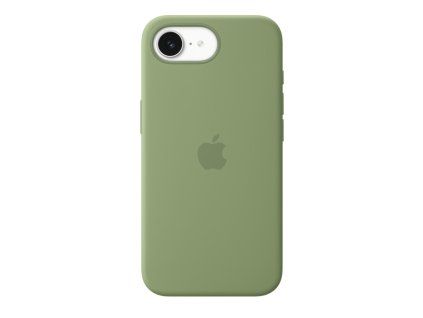 apple iphone 17e silicone case with magsafe light moss ien576676