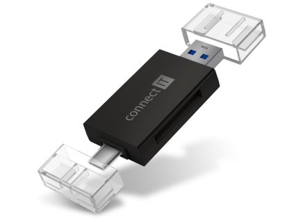 CONNECT IT Čítačka kariet USB-C/USB-A