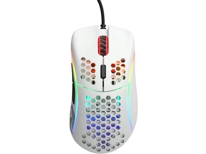 Herná myš Glorious Model D - biela, matná