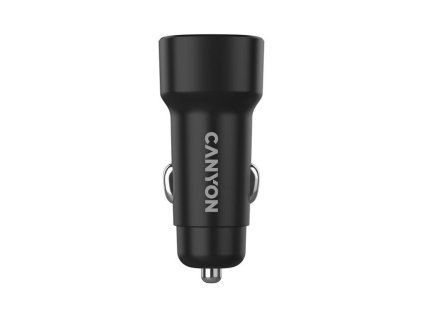 CANYON OnDrive 24 24W 2xUSB-A Čierna nabíjačka do auta