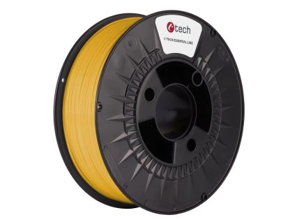 C-TECH ESSENTIAL LINE, PLA, žltá, 1,75 mm, 1 kg