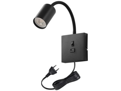 IMMAX PUNTO USB čierny