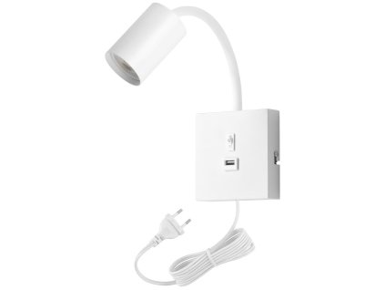 IMMAX PUNTO USB biely