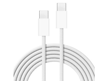 Cubenest Opletený kábel USB-C 1-pack White