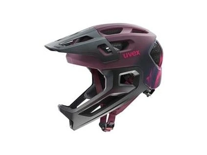 UVEX HELMA REACT JR FULLFACE CRANBERRY MATT UNI