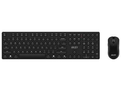 msi forge k210 wireless combo black ien578657