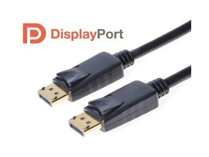 499791 displayport 1 2 pripojny kabel m m pozlatene konektory 1m rozliseni 4k 2k 60hz 18gb s kport4 01
