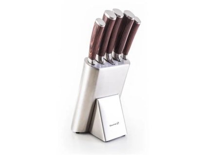 503979 g21 gourmet steely sada nozov 5 ks blok z nehrdzavejucej ocele