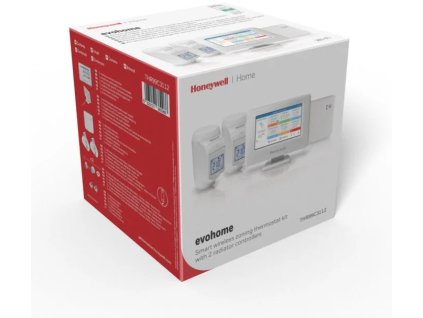 571925 honeywell home evohome startovacia sada 2 kotlov cz thr99c3112 evohome touch wifi 2x termohlavice hr92 bdr91