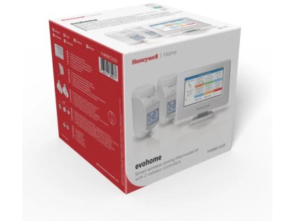 571928 honeywell home evohome startovacia sada 2 kotlov cz thr99c3112 evohome touch wifi 2x termohlavice hr92 bdr91