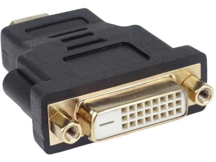 483450 adapter premiumcord hdmi a dvi d m f pozlatene konektory