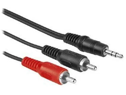 484926 kabel premiumcord jack 3 5 mm 2xcinch m m 10 m