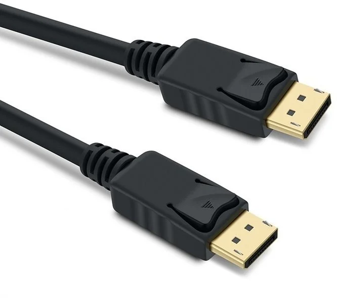 Pripojovací kábel DisplayPort 1.4 M/M, pozlátené konektory, 5 m