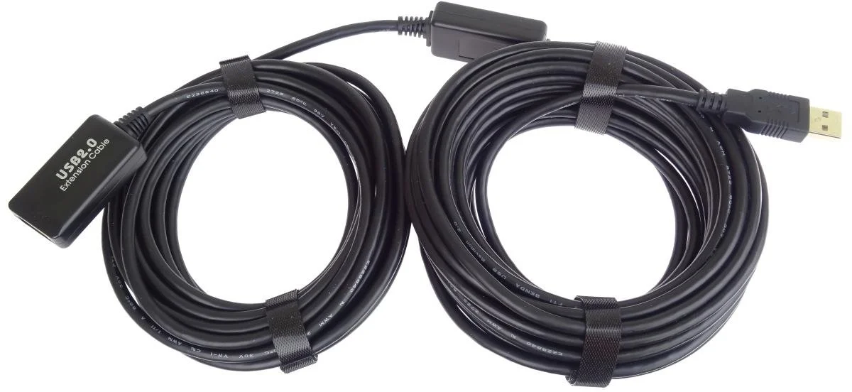 Opakovač a predlžovací kábel USB 2.0 A/M-A/F 20 m