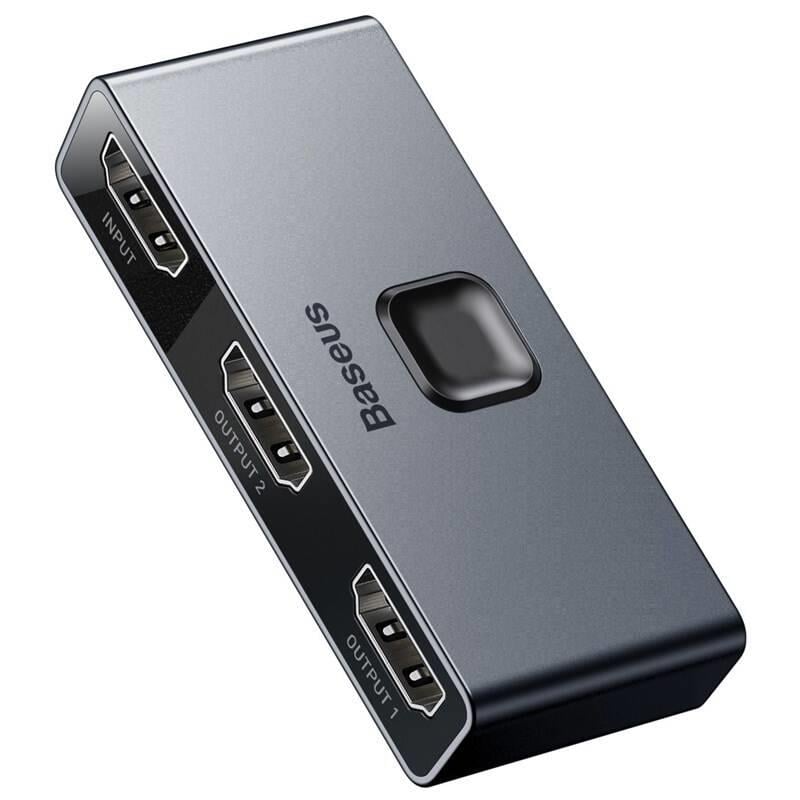 Baseus Matrix HDMI Splitter 2v1 / 1v2 šedá