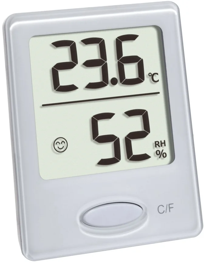 TFA 30.5041.02 - Digitálny teplomer s vlhkomerom - biely