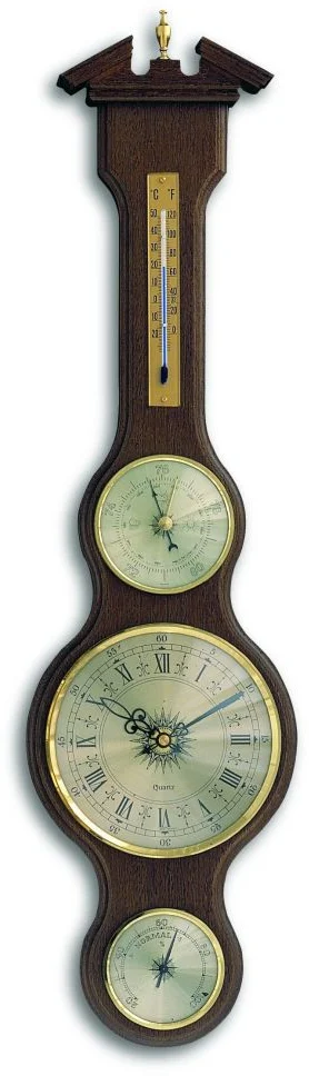 TFA 45.3004.03 - Meteorologická stanica s teplomerom, vlhkomerom, barometrom a hodinami