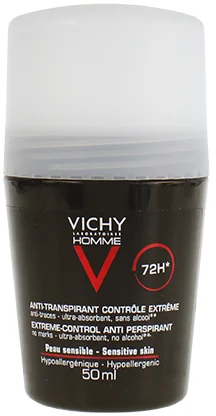 Vichy Homme 72h deodorant roll-on 50 ml Pre mužov