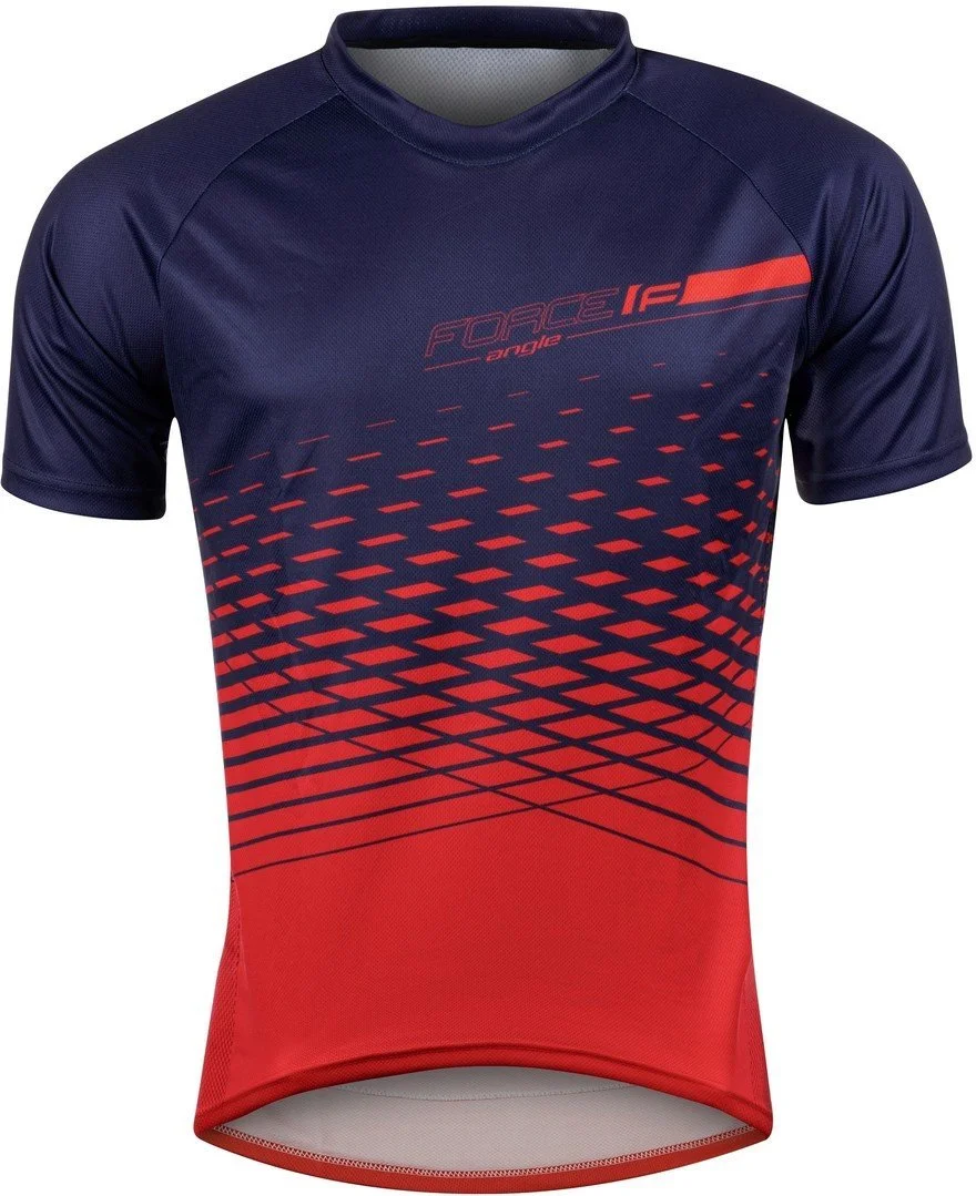 Force MTB dres ANGLE modro-červený veľkosť M