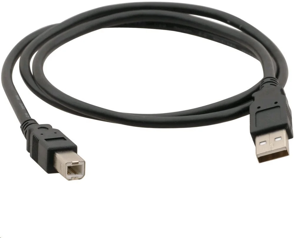 C-TECH USB 2.0 A-B, 3 m, čierna