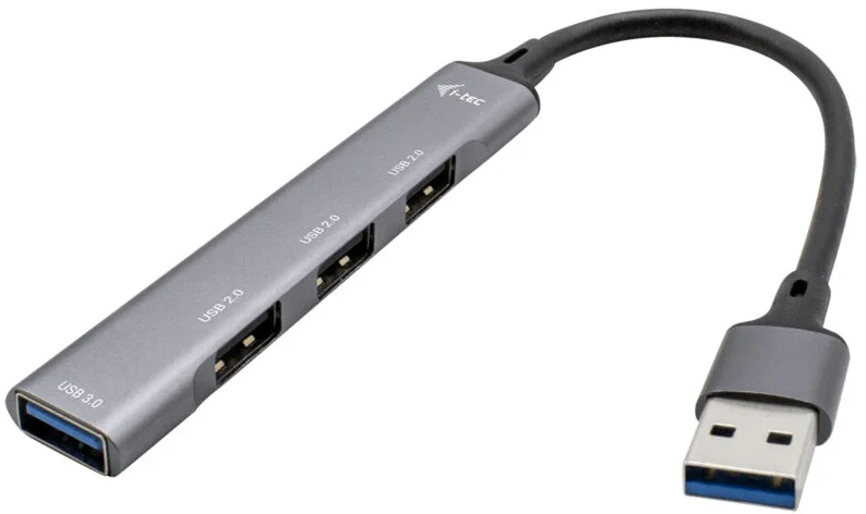 i-tec USB 3.0 Metal HUB 1x USB 3.0 3x USB 2.0