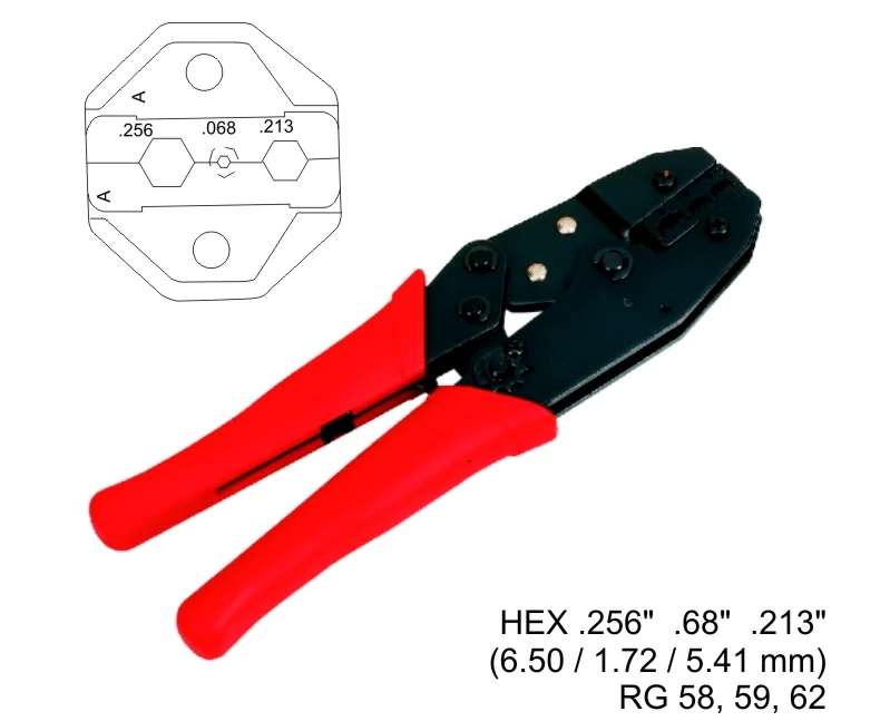 DATACOM Krimpovacie kliešte KOAX RG 58, RG 59