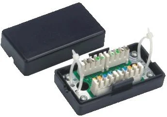 Pripojovací BOX UTP Cat 5e. 2 x zárez. Box