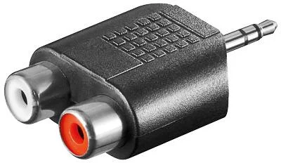 Adaptér stereo jack 3,5 - 2x cinch M/F