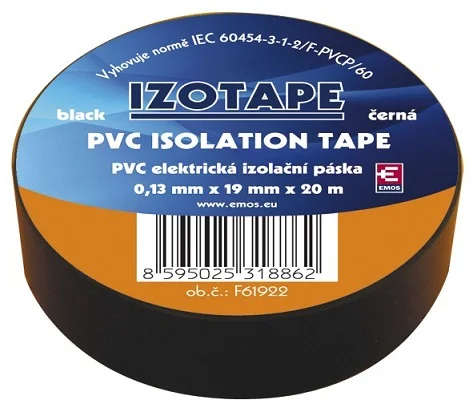 Izolačná páska pre PVC káble 19/20 čierna