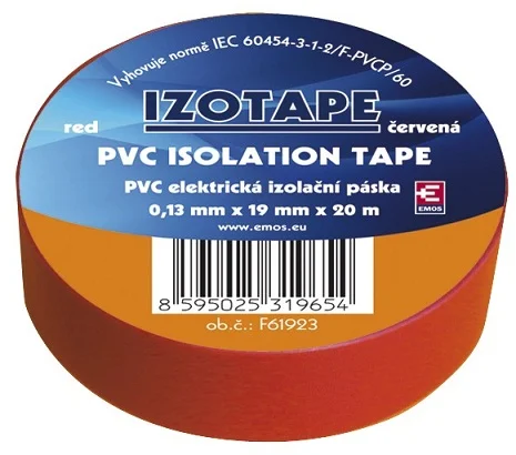 Izolačná páska pre PVC káble 19/20 červená
