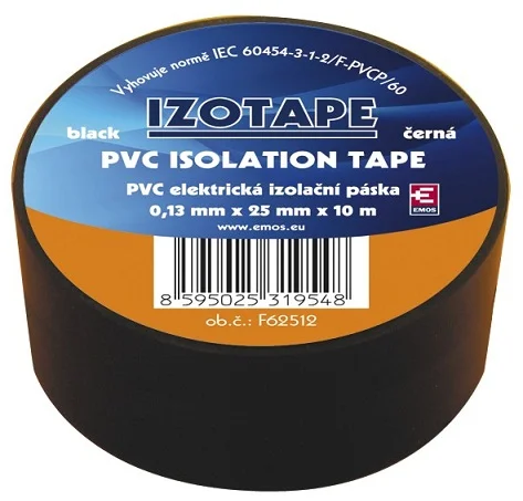 Izolačná páska pre PVC káble 25/10 čierna