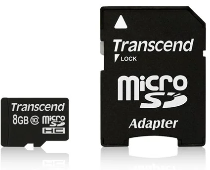 Transcend microSDHC 8GB Class10 (TS8GUSDHC10)