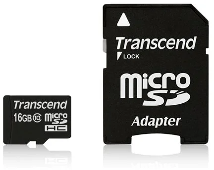 Transcend microSDHC 16GB Class10 (TS16GUSDHC10)