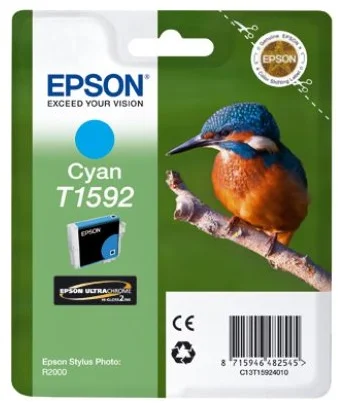 Epson T1592 Cyan pre Stylus Photo R2000 - originálne C13T15924010