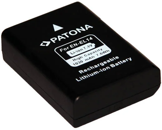 Patón PT1134 - Nikon ENEL14 1030mAh new model Li-Ion