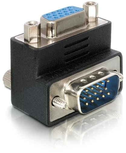 Adaptér VGA(M) - VGA(F) 90° (65171)