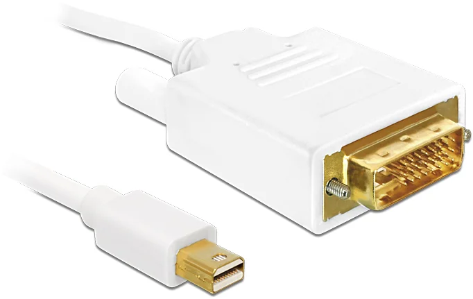 Delock DisplayPort mini (samec) na DVI 24 (samec) kábel, 2 m (82918)