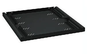 TRITON 19" Police A4 s perforáciou 1U 550mm (80kg) čierna RAB-UP-550-A4