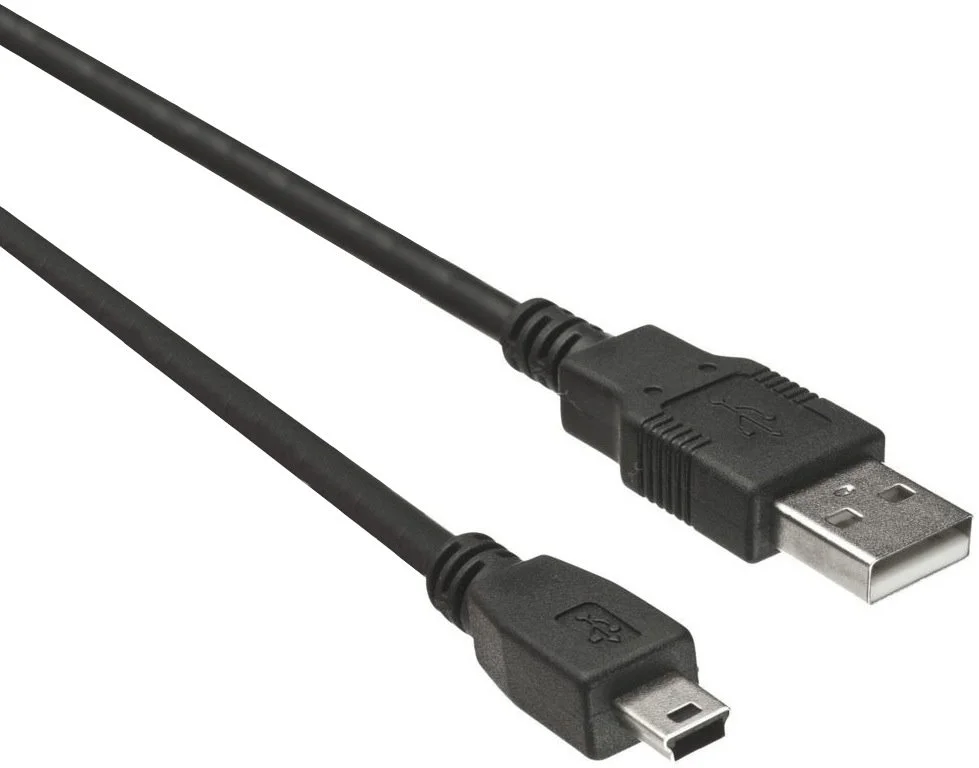 Kábel PremiumCord USB 2.0, A-B mini, 5 pinov, 5 m