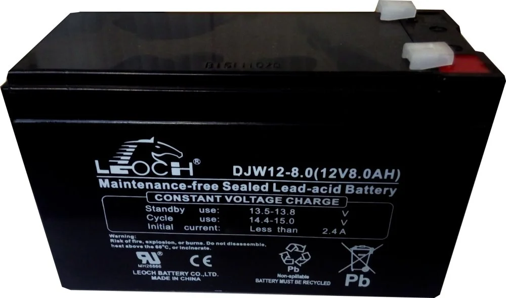 Eurocase NP8-12 12V, 8Ah - náhradné batérie pre UPS