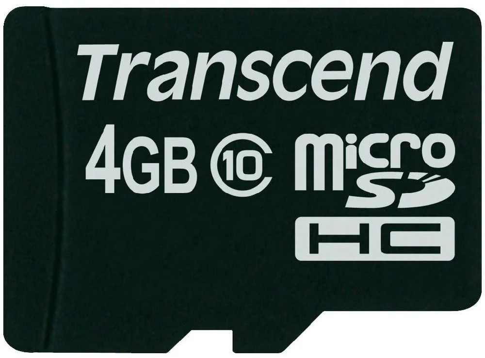 Transcend microSDHC 4GB Class10 (TS4GUSDC10)