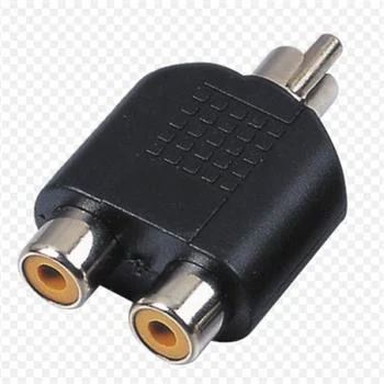 Adaptér PremiumCord 1xcinch - 2x cinch M/F