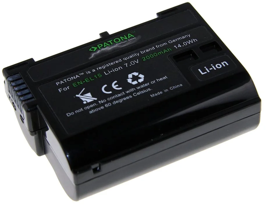 Patona Premium PT1224 - Nikon EN-EL15 2000mAh Li-Ion