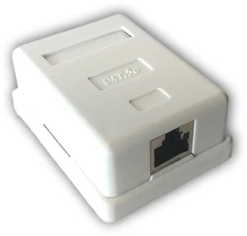 DATACOM Dátová zásuvka STP CAT5E 1xRJ45 biela